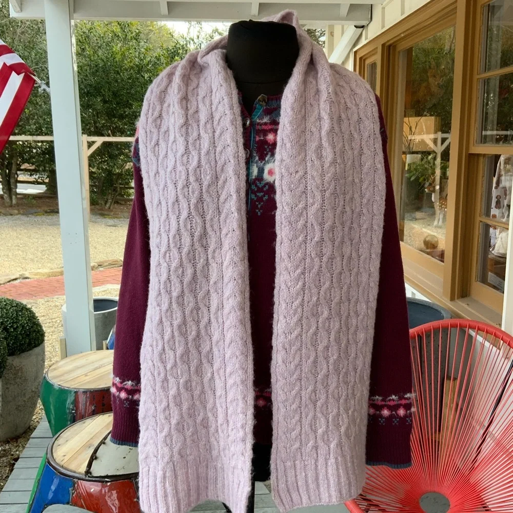 L.L Bean Lavender cozy Scarf